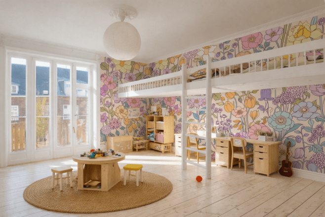 Floral Canopy Mural