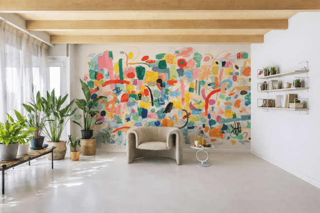 Ink Splash Mosaic