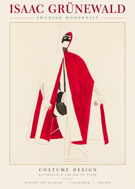 Isaac Grünewald Costume Design I No1 - Poster