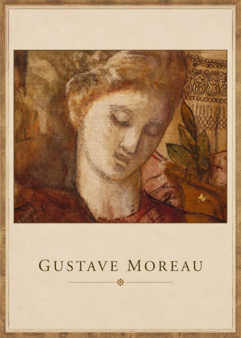 Gustave Moreau Female Head Study No1 - Poster