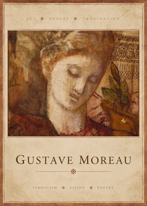 Gustave Moreau Female Head Study No2 - Poster