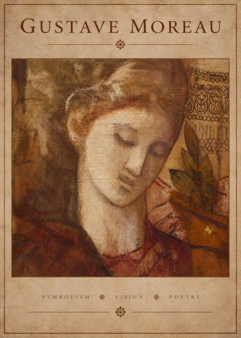 Gustave Moreau Female Head Study No3 - Poster