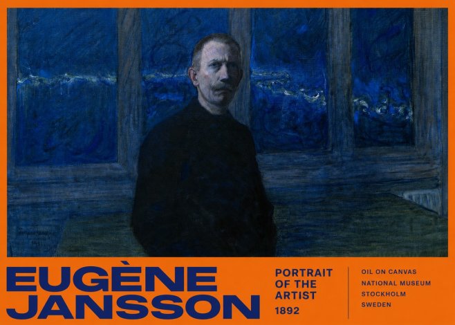 Eugène Jansson Portrait of the Artist I No2 - Poster