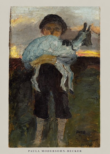 Paula Modersohn-Becker Boy with Goat No6 - Poster