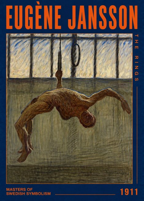 Eugène Jansson The Rings No4 - Poster