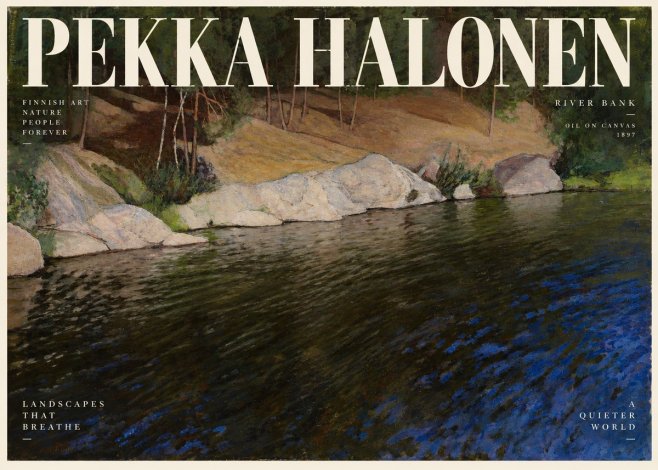 Pekka Halonen River Bank No2 - Poster