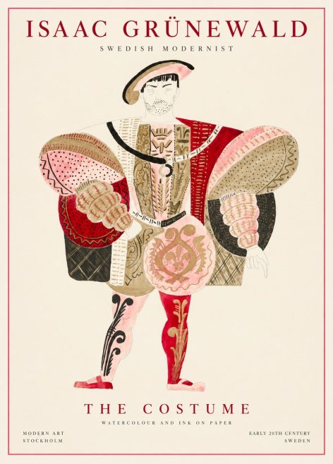 Isaac Grünewald The Costume I No1 - Poster
