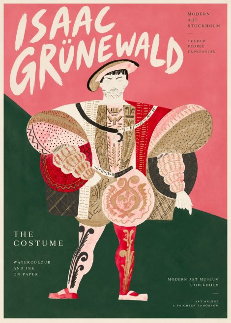 Isaac Grünewald The Costume I No3 - Poster