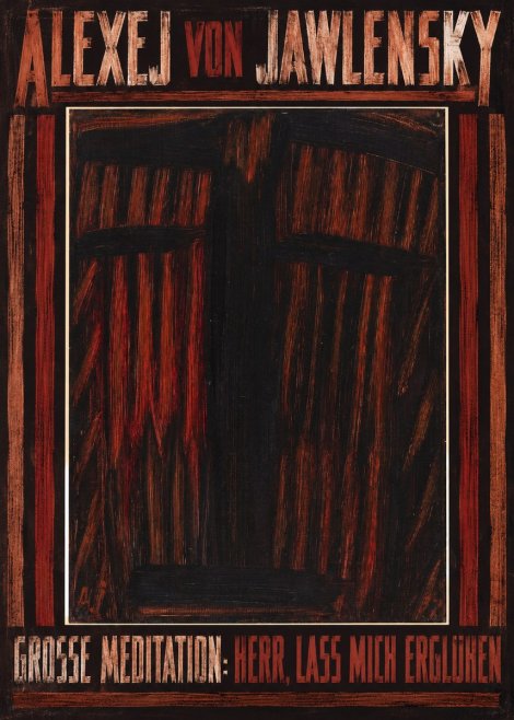 Alexej von Jawlensky Grosse Meditation: Herr, Lass Mich Erglühen No4 - Poster