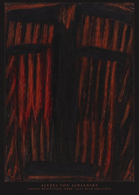 Alexej von Jawlensky Grosse Meditation: Herr, Lass Mich Erglühen No6 - Poster