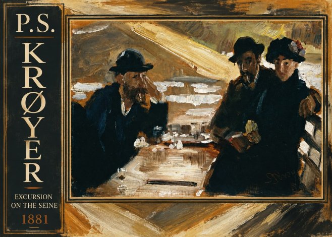P.S. Krøyer Excursion on the Seine No2 - Poster