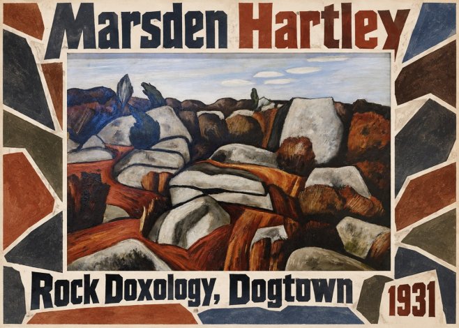 Marsden Hartley Rock Doxology, Dogtown No1 - Poster