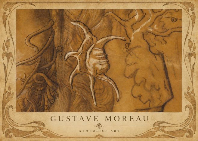 Gustave Moreau Mystical Shell Study No6 - Poster