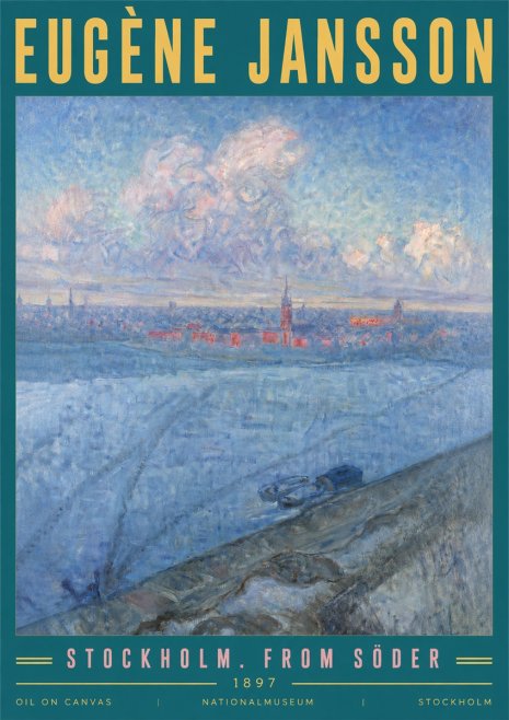 Eugène Jansson Stockholm. from Söder No5 - Poster