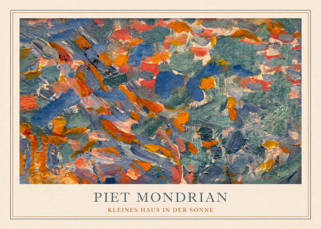 Piet Mondrian Kleines Haus in Der Sonne I No3 - Poster