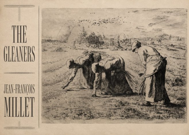 Jean-François Millet The Gleaners No2 - Poster