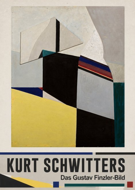 Kurt Schwitters Das Gustav Finzler-bild No5 - Poster