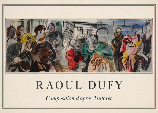 Raoul Dufy Composition D'après Tintoret No1 - Poster