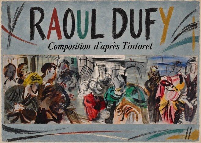 Raoul Dufy Composition D'après Tintoret No3 - Poster