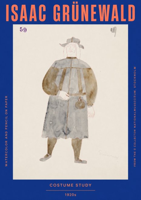 Isaac Grünewald Costume Study I No2 - Poster