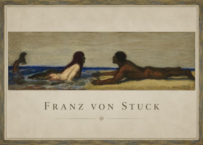 Franz von Stuck Mermaids No1 - Poster