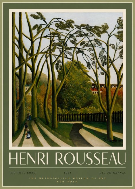 Rousseau The Toll Road No2 - Poster