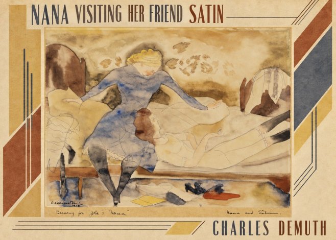 Charles Demuth Nana Visiting Her Friend Satin No3 - Poster