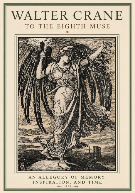 Walter Crane To the Eighth Muse No2 - Poster