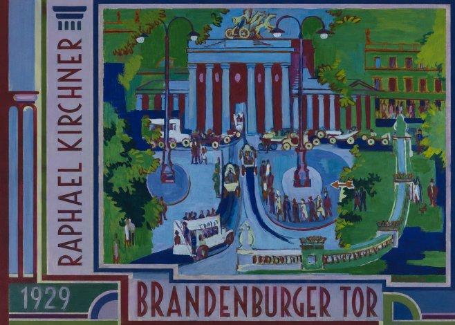 Raphael Kirchner Brandenburger Tor 1929 No6 - Poster