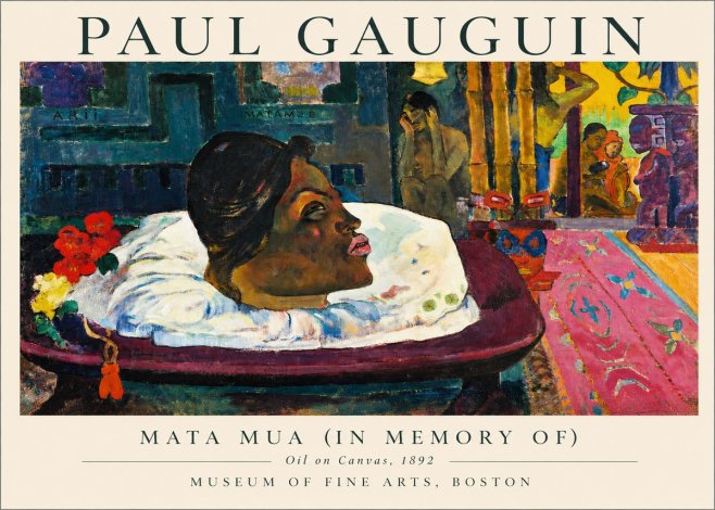 Paul Gauguin Mata Mua (in Memory Of) No3 - Poster