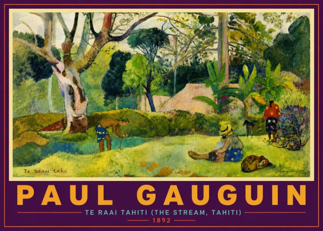 Paul Gauguin Te Ra'ai Rahi (the Great Pond) No6 - Poster