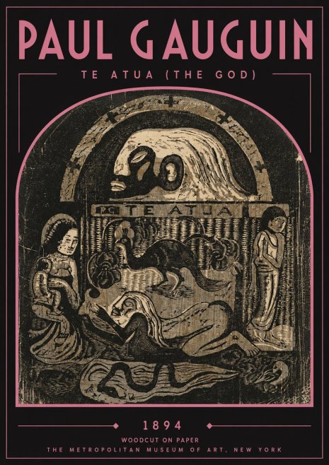Paul Gauguin Te Atua (the God) No3 - Poster