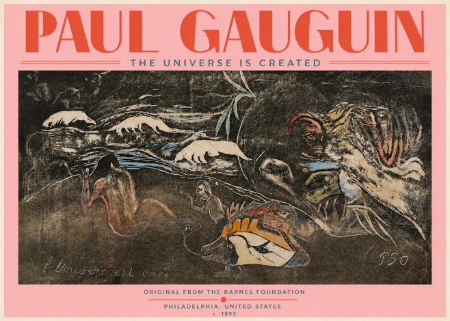 Paul Gauguin The Universe Is Created II No5 - Poster