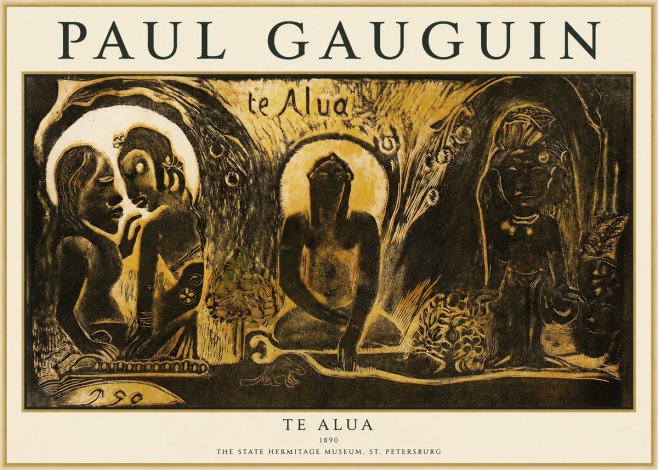 Paul Gauguin Te Alua (the Ghost) No6 - Poster