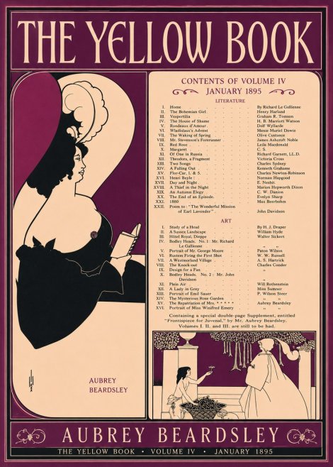 Aubrey Beardsley The Yellow Book II No2 - Poster