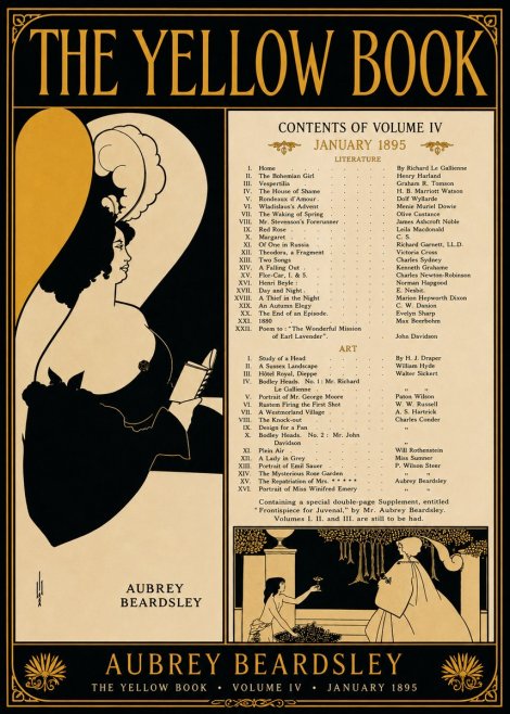 Aubrey Beardsley The Yellow Book II No3 - Poster