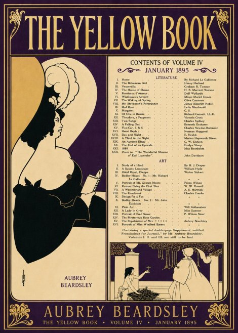 Aubrey Beardsley The Yellow Book II No6 - Poster