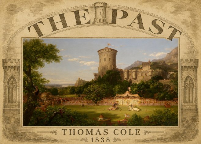 Thomas Cole The Past No3 - Poster