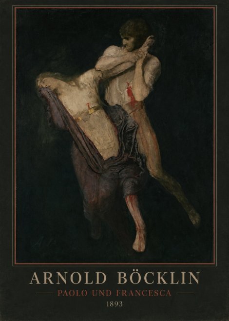 Arnold Böcklin Paolo Und Francesca No2 - Poster