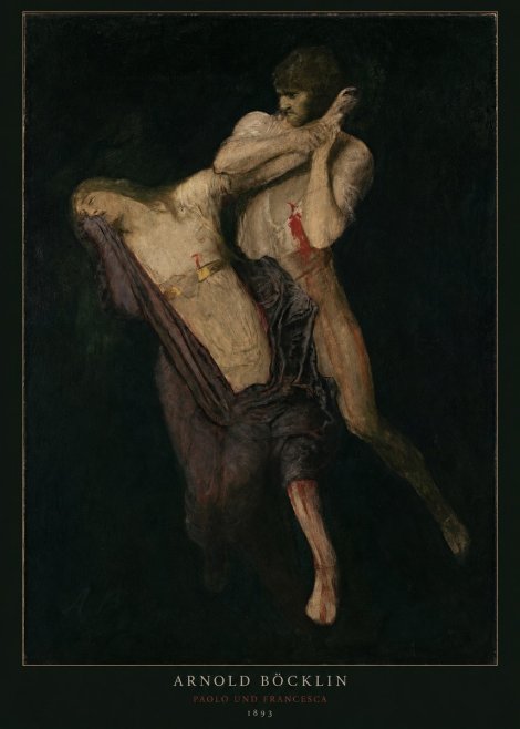 Arnold Böcklin Paolo Und Francesca No3 - Poster