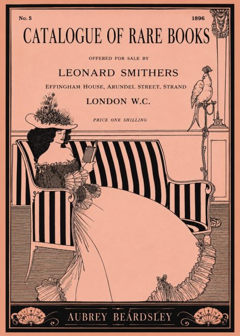 Aubrey Beardsley Catalogue of Rare Books No1 - Poster