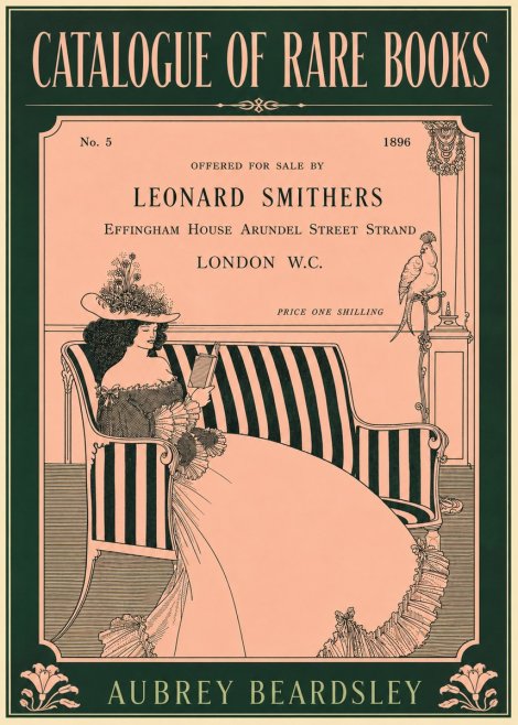 Aubrey Beardsley Catalogue of Rare Books No5 - Poster