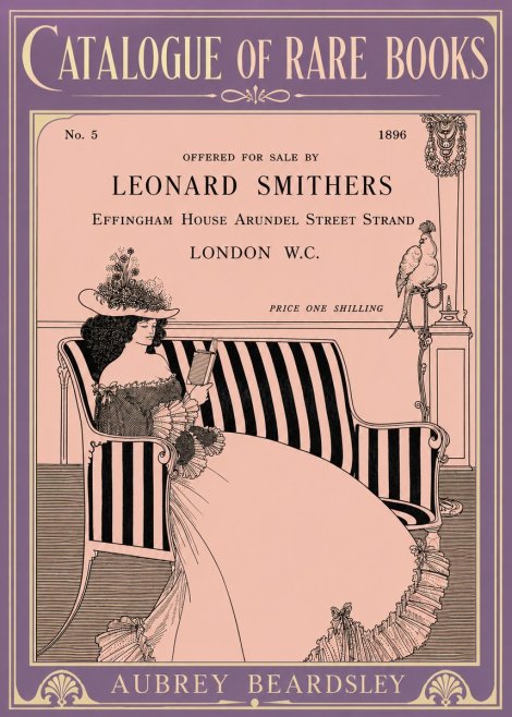 Aubrey Beardsley Catalogue of Rare Books No6 - Poster