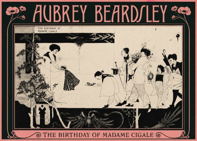 Aubrey Beardsley The Birthday of Madame Cigale No2 - Poster