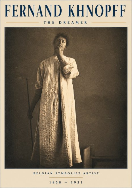Fernand Khnopff The Dreamer No3 - Poster