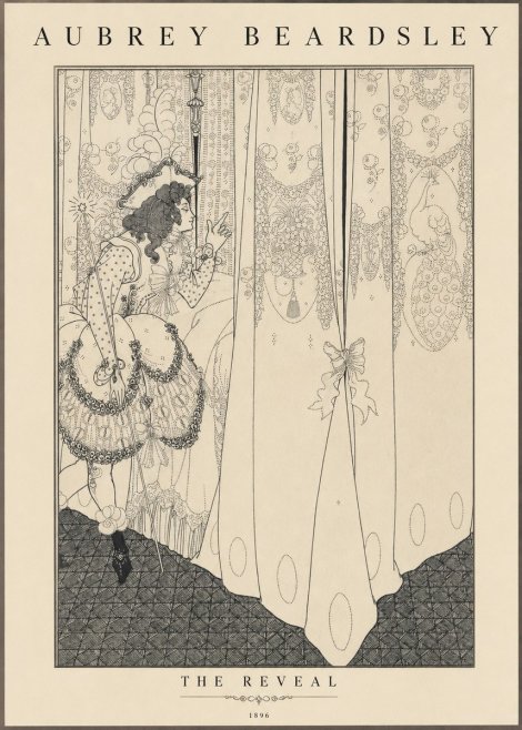 Aubrey Beardsley The Reveal No1 - Poster