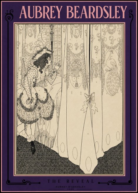 Aubrey Beardsley The Reveal No2 - Poster