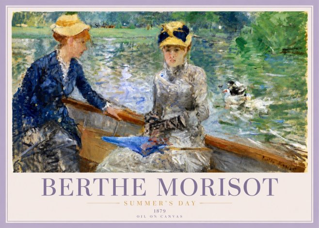 Berthe Morisot Summer's Day No6 - Poster