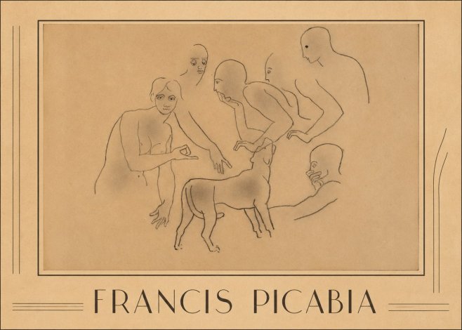 Francis Picabia Figures and Dog No1 - Poster