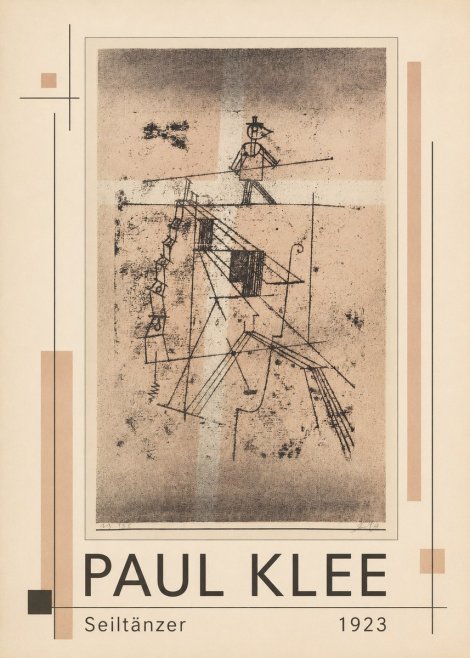 Paul Klee Seiltänzer II No1 - Poster